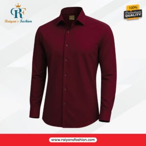 Micro Spandex Full Sleeve Shirt [Merron]