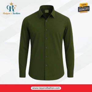 Micro Spandex Full Sleeve Shirt [Olive]
